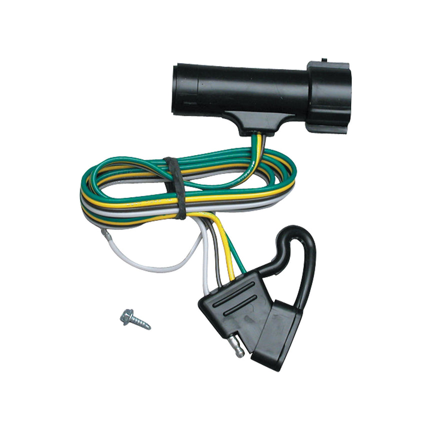 1983-1985 Ford Ranger Except GT Reese Towpower Class 3 Trailer Hitch, 2 Inch Square Receiver Bundle w/ Plug-n-Play T-One Wiring Harness