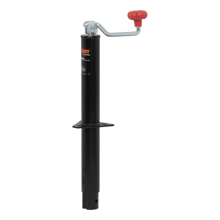 CURT A-Frame Jack with Top Handle (5,000 lbs, 15" Travel) Trailer Jack