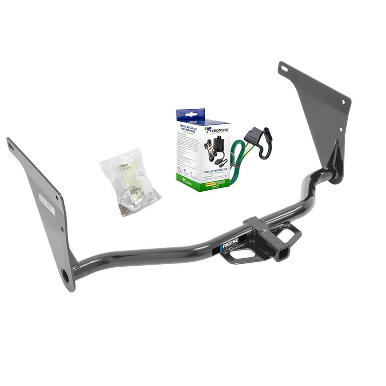 2019-2019 Ford Escape Reese Towpower Class 2 Trailer Hitch, 1-1/4 Inch Square Receiver, Black w/ Plug-n-Play Wiring Kit 06147