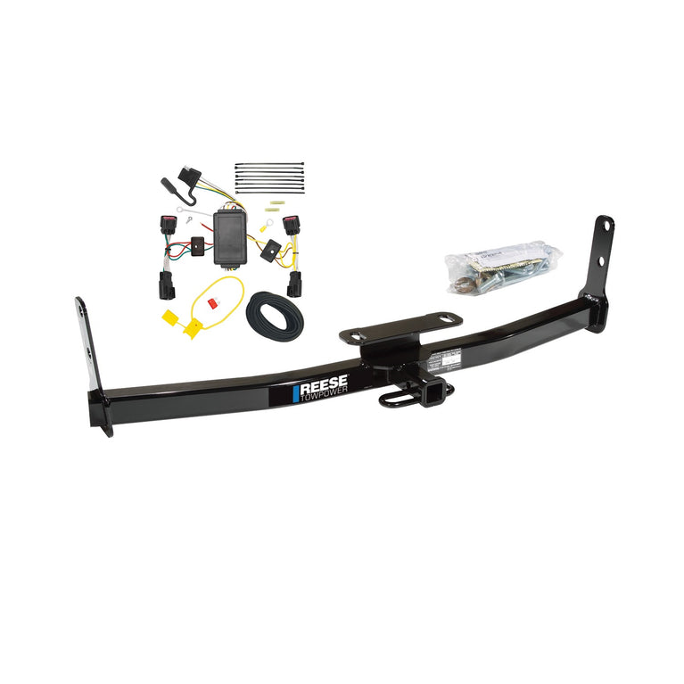 2010-2017 Chevrolet Equinox Reese Towpower Class 2 Trailer Hitch, 1-1/4 Inch Square Receiver Bundle w/ Plug-n-Play T-One Wiring Harness