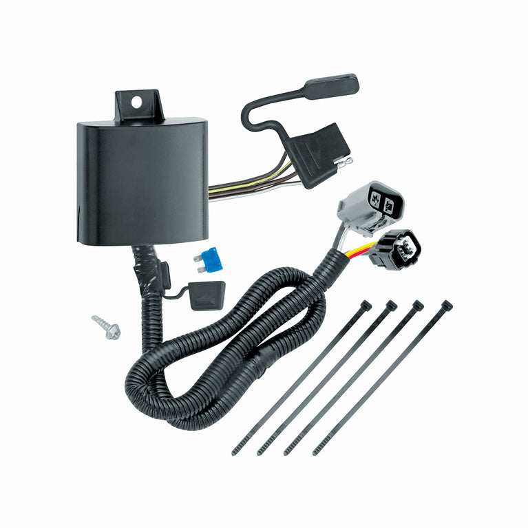2015-2021 KIA Sedona Draw-tite Class 3 Trailer Hitch, 2 Inch Square Receiver Bundle w/ Plug-n-Play T-One Wiring Harness