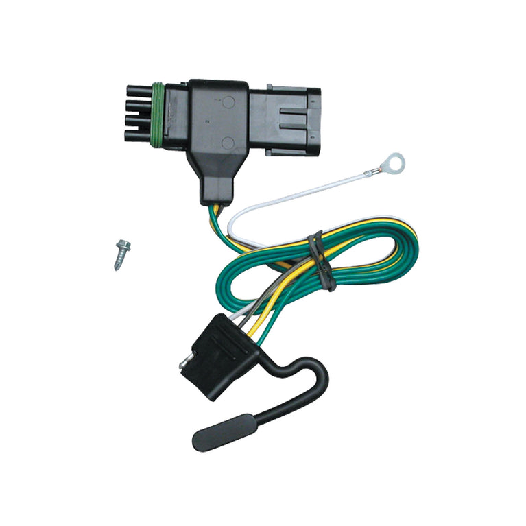 1988-1999 GMC C1500 Draw-tite Class 4 Multi-Fit Trailer Hitch, 2 Inch Square Receiver Bundle w/ Plug-n-Play T-One Wiring Harness