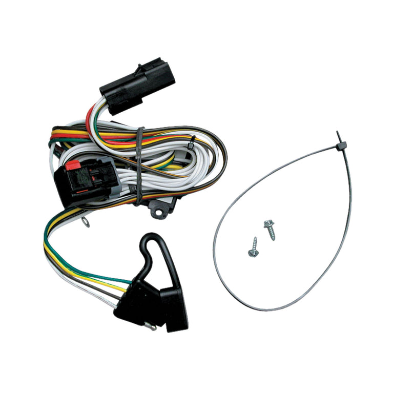 2001-2003 Dodge Caravan Draw-tite Class 3 Trailer Hitch, 2 Inch Square Receiver Bundle w/ Plug-n-Play T-One Wiring Harness