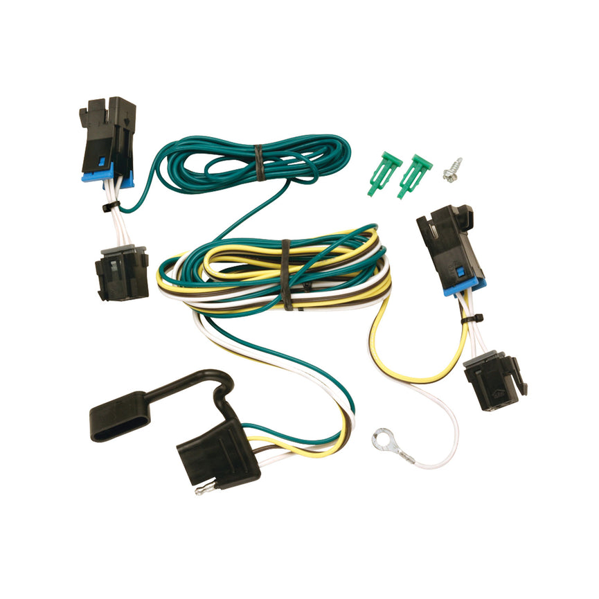 2003-2003 GMC Savana 1500 Reese Towpower Class 3 Trailer Hitch, 2 Inch Square Receiver Bundle w/ Plug-n-Play T-One Wiring Harness