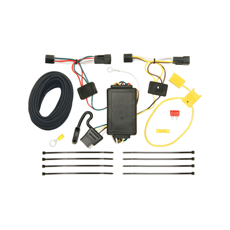 2012-2012 Chevrolet Captiva Sport Reese Towpower Class 3 Trailer Hitch, 2 Inch Square Receiver Bundle w/ Plug-n-Play T-One Wiring Harness