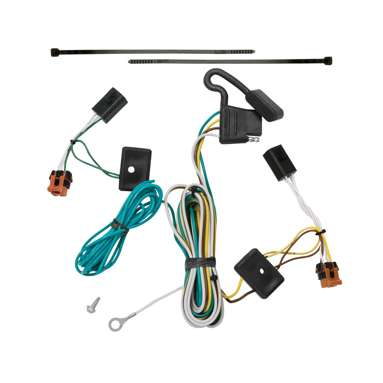 2007-2012 GMC Acadia Reese Towpower Class 3 Trailer Hitch, 2 Inch Square Receiver Bundle w/ Plug-n-Play T-One Wiring Harness