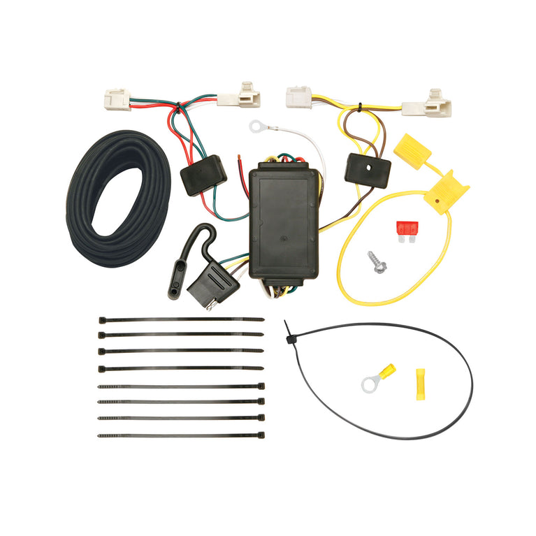 2009-2016 Toyota Venza Draw-tite Class 3 Trailer Hitch, 2 Inch Square Receiver Bundle w/ Plug-n-Play T-One Wiring Harness