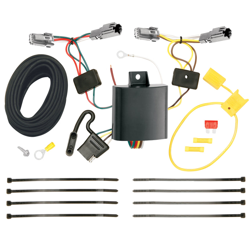 2016-2016 Chevrolet Malibu Limited LTZ, Except Canada Models (Old Body Style) Draw-tite Class 2 Trailer Hitch, 1-1/4 Inch Square Receiver Bundle w/ Plug-n-Play T-One Wiring Harness