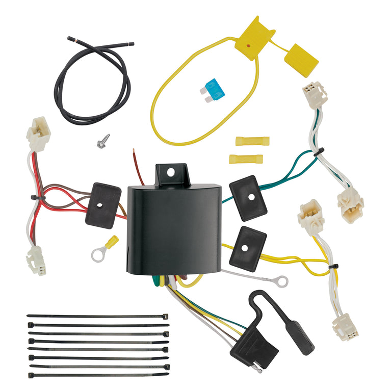 2015-2020 Toyota Sienna Except SE Reese Towpower Class 2 Trailer Hitch, 1-1/4 Inch Square Receiver Bundle w/ Plug-n-Play T-One Wiring Harness