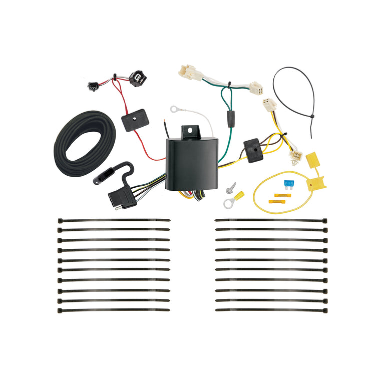 2016-2019 Toyota Prius Except w/Plug-In Model Draw-tite Class 1 Trailer Hitch, 1-1/4 Inch Square Receiver Bundle w/ Plug-n-Play T-One Wiring Harness