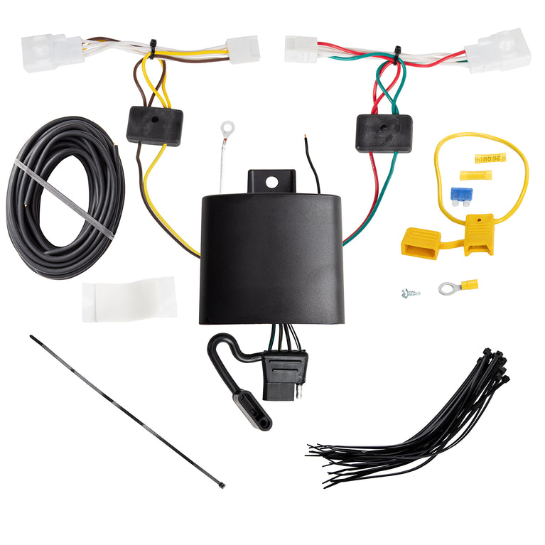 2019-2022 Toyota Avalon Reese Towpower Class 2 Trailer Hitch, 1-1/4 Inch Square Receiver Bundle w/ Plug-n-Play T-One Wiring Harness