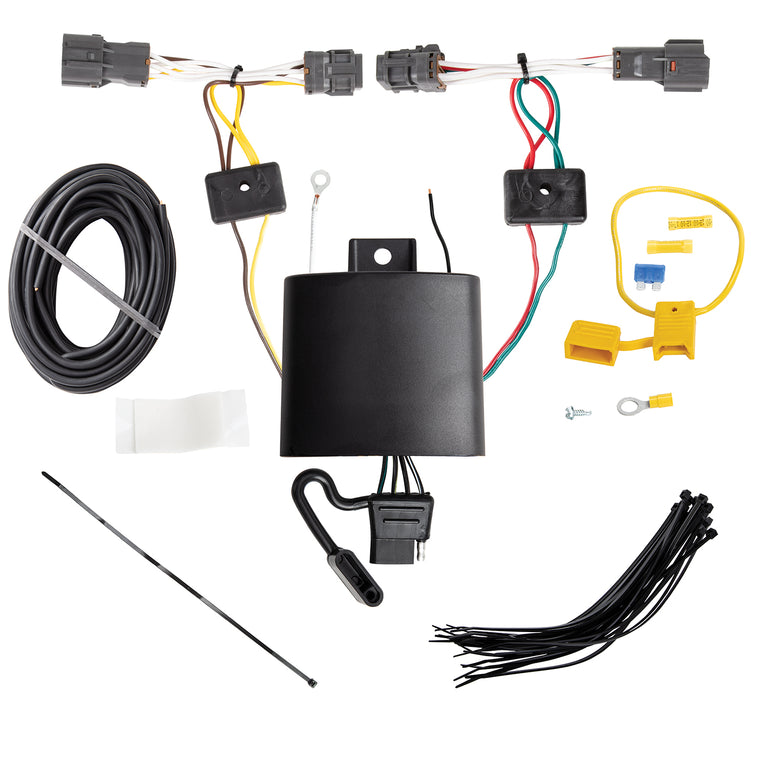 2020-2023 KIA Soul Except GT Turbo & EV Reese Towpower Class 3 Trailer Hitch, 2 Inch Square Receiver Bundle w/ Plug-n-Play T-One Wiring Harness