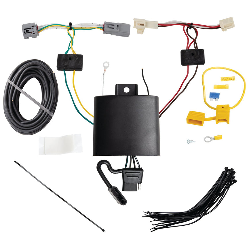 2021-2023 Toyota Venza Draw-tite Class 3 Trailer Hitch, 2 Inch Square Receiver Bundle w/ Plug-n-Play T-One Wiring Harness