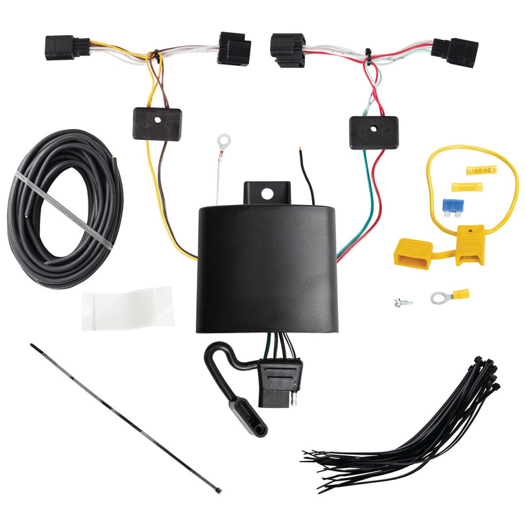 2022-2023 Acura MDX Draw-tite Class 4 Trailer Hitch, 2 Inch Square Receiver Bundle w/ Plug-n-Play T-One Wiring Harness
