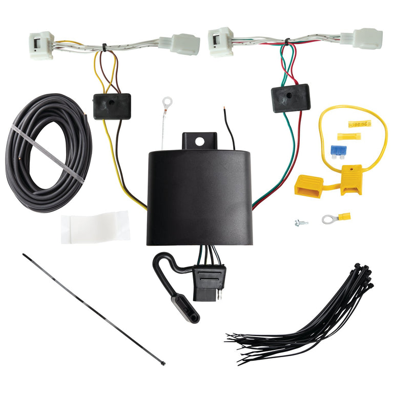 2022-2023 Mazda CX-5 Except Diesel Engine Draw-tite Class 2 Trailer Hitch, 1-1/4 Inch Square Receiver Bundle w/ Plug-n-Play T-One Wiring Harness