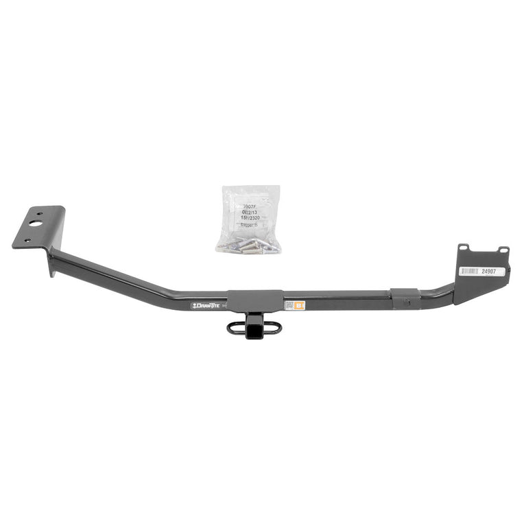 2013-2022 Nissan Sentra Except SR & SV Draw-tite Class 1 Trailer Hitch, 1-1/4 Inch Square Receiver Bundle w/ Plug-n-Play T-One Wiring Harness