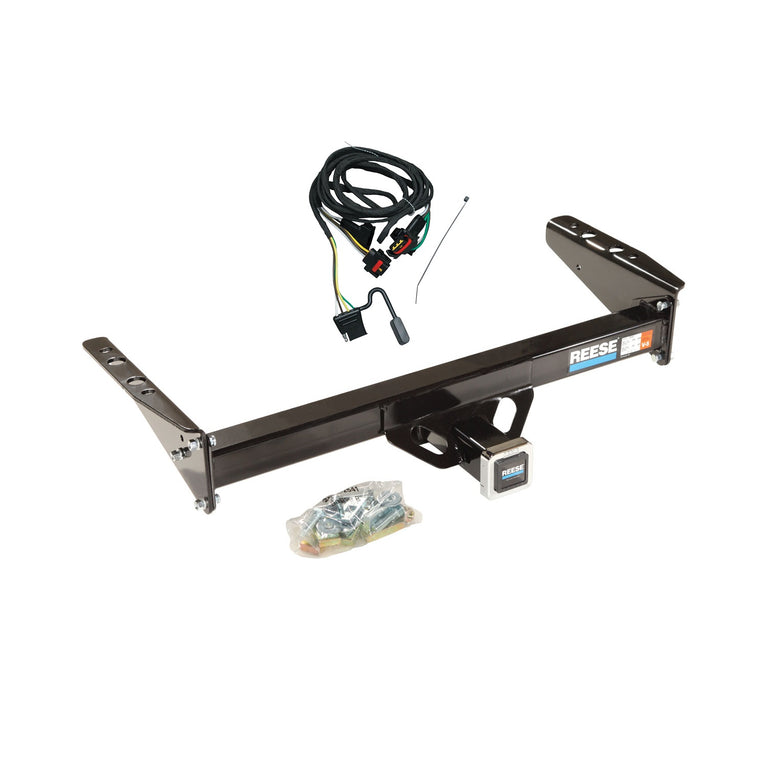 2004-2004 Dodge Dakota Reese Towpower Class 3 Trailer Hitch, 2 Inch Square Receiver Bundle w/ Plug-n-Play T-One Wiring Harness