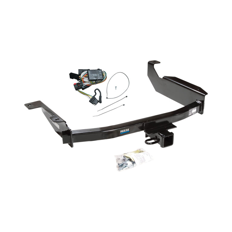 2000-2003 Dodge Durango Reese Towpower Class 3 Trailer Hitch, 2 Inch Square Receiver Bundle w/ Plug-n-Play T-One Wiring Harness