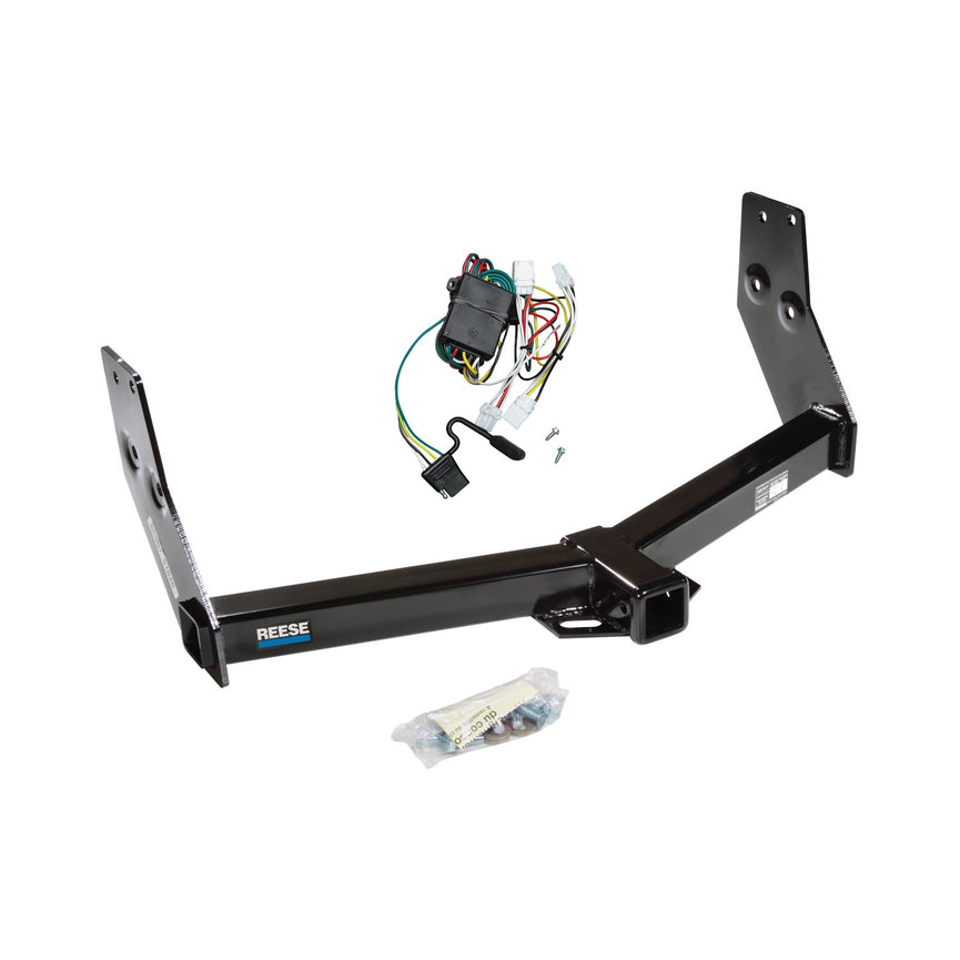 1996-2004 Nissan Pathfinder Reese Towpower Class 3 Trailer Hitch, 2 Inch Square Receiver Bundle w/ Plug-n-Play T-One Wiring Harness