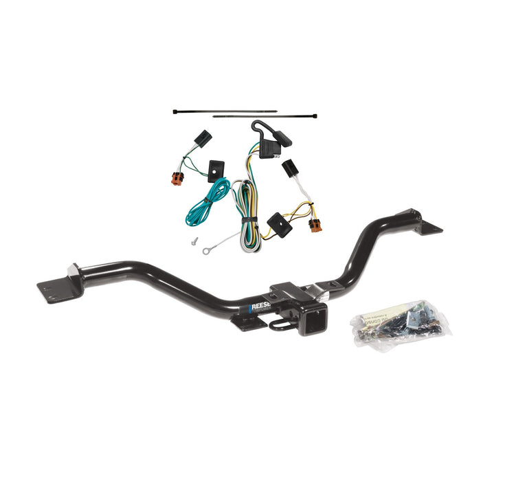 2007-2012 GMC Acadia Reese Towpower Class 3 Trailer Hitch, 2 Inch Square Receiver Bundle w/ Plug-n-Play T-One Wiring Harness