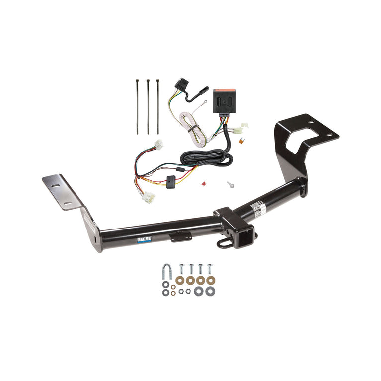2012-2016 Honda CR-V Reese Towpower Class 3 Trailer Hitch, 2 Inch Square Receiver Bundle w/ Plug-n-Play T-One Wiring Harness
