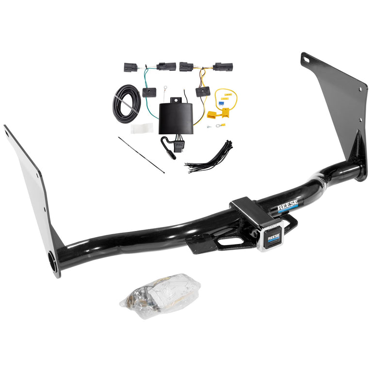 2019-2019 Ford Escape Reese Towpower Class 3 Trailer Hitch, 2 Inch Square Receiver Bundle w/ Plug-n-Play T-One Wiring Harness