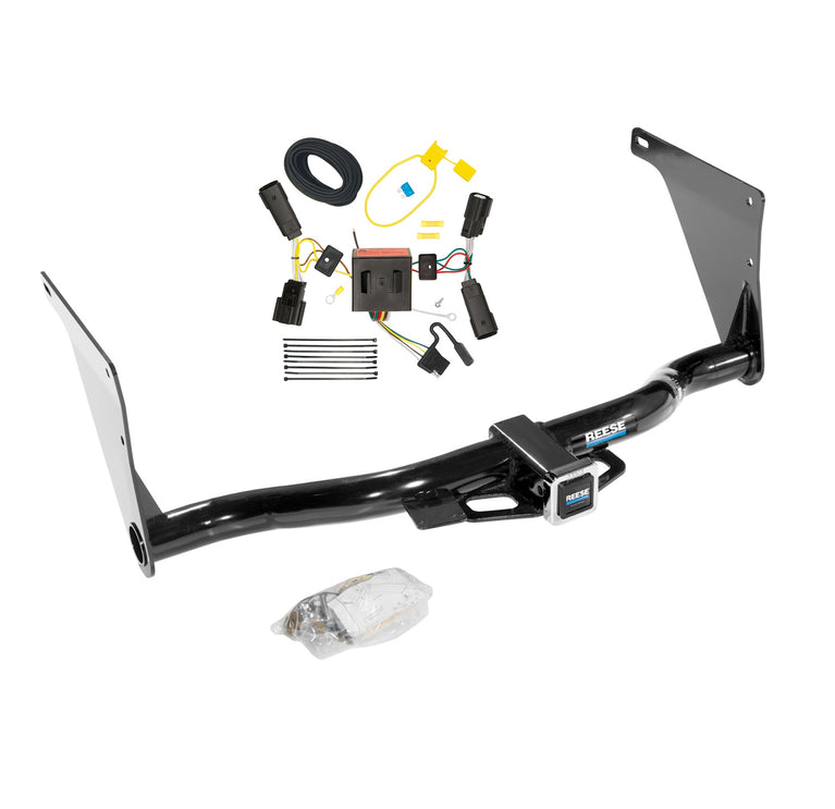 2013-2016 Ford Escape Reese Towpower Class 3 Trailer Hitch, 2 Inch Square Receiver Bundle w/ Plug-n-Play T-One Wiring Harness