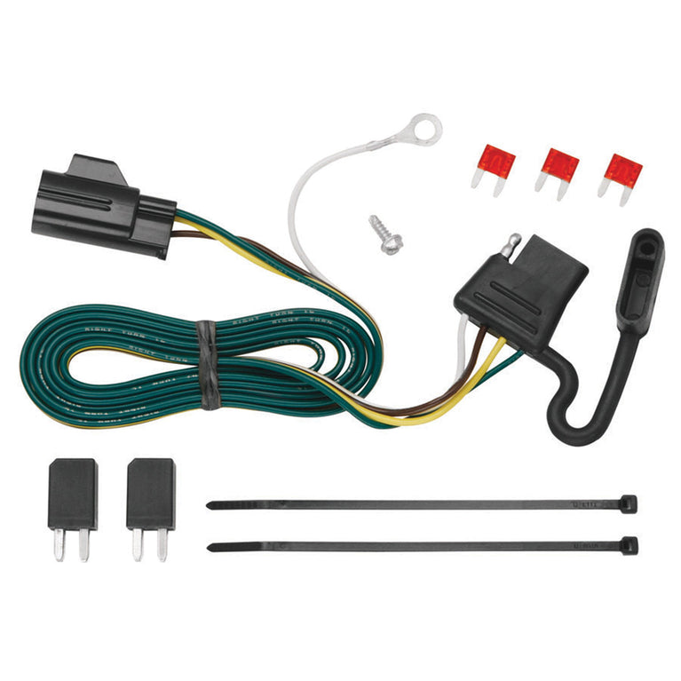 2007-2009 Chevrolet Equinox Reese Towpower Class 2 Trailer Hitch, 1-1/4 Inch Square Receiver Bundle w/ Plug-n-Play T-One Wiring Harness