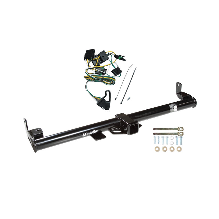 1997-1997 Jeep TJ (Canada Only) Draw-tite Class 3 Trailer Hitch, 2 Inch Square Receiver Bundle w/ Plug-n-Play T-One Wiring Harness