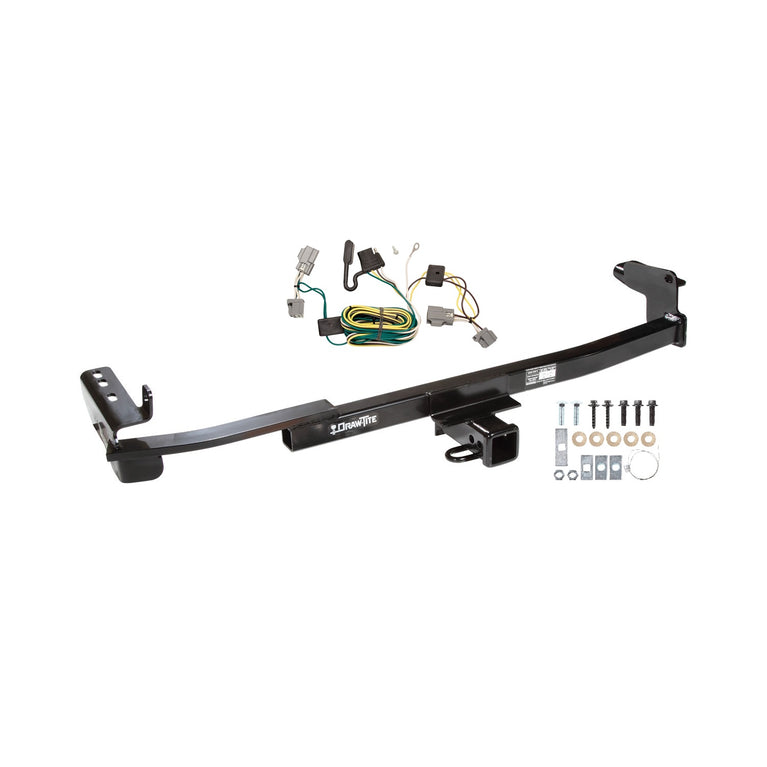 2005-2007 Ford Freestyle Draw-Tite Class 3 Trailer Hitch, 2 Inch Square Receiver, Black w/ Custom Fit Wiring Kit