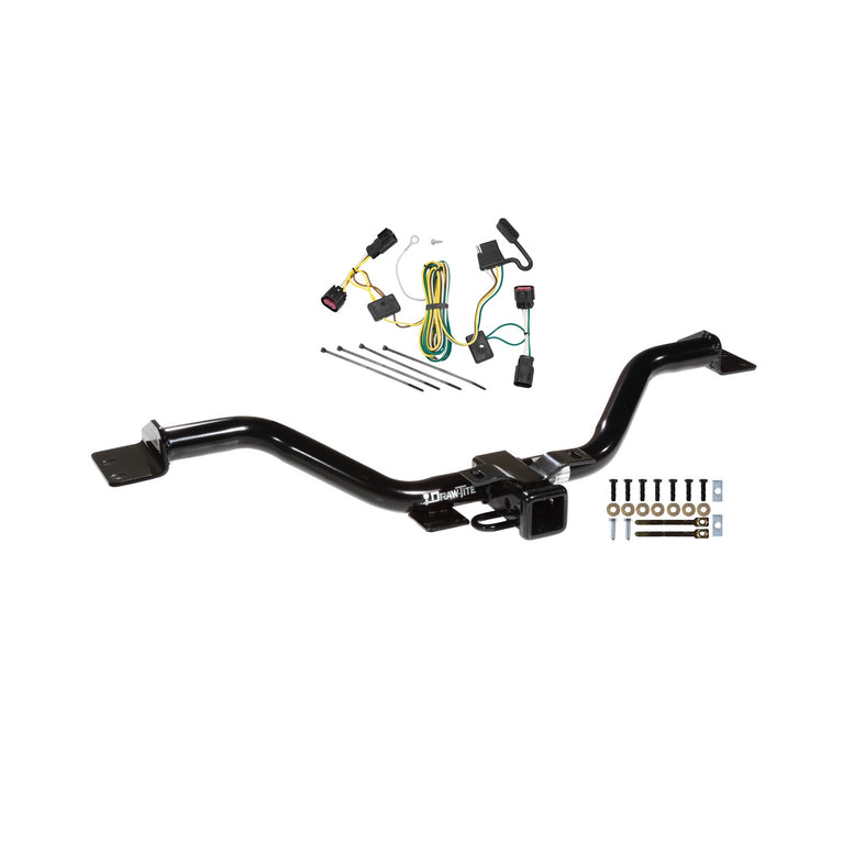 2008-2012 Buick Enclave Draw-tite Class 3 Trailer Hitch, 2 Inch Square Receiver Bundle w/ Plug-n-Play T-One Wiring Harness