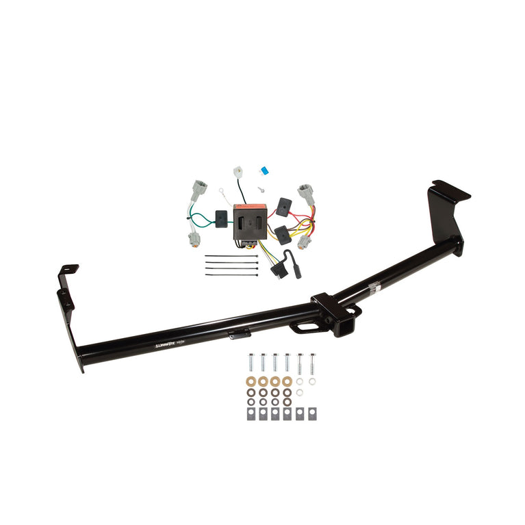 2011-2016 Nissan Quest Draw-tite Class 3 Trailer Hitch, 2 Inch Square Receiver Bundle w/ Plug-n-Play T-One Wiring Harness