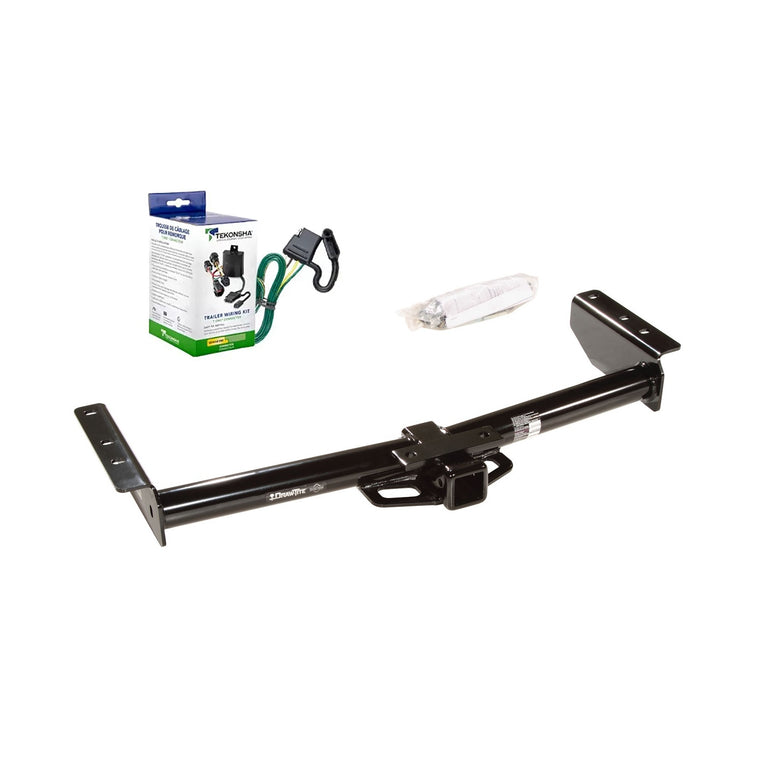 2002-2002 Cadillac Escalade EXT Draw-Tite Class 4 Trailer Hitch, 2 Inch Square Receiver, Black w/ Custom Fit Wiring Kit