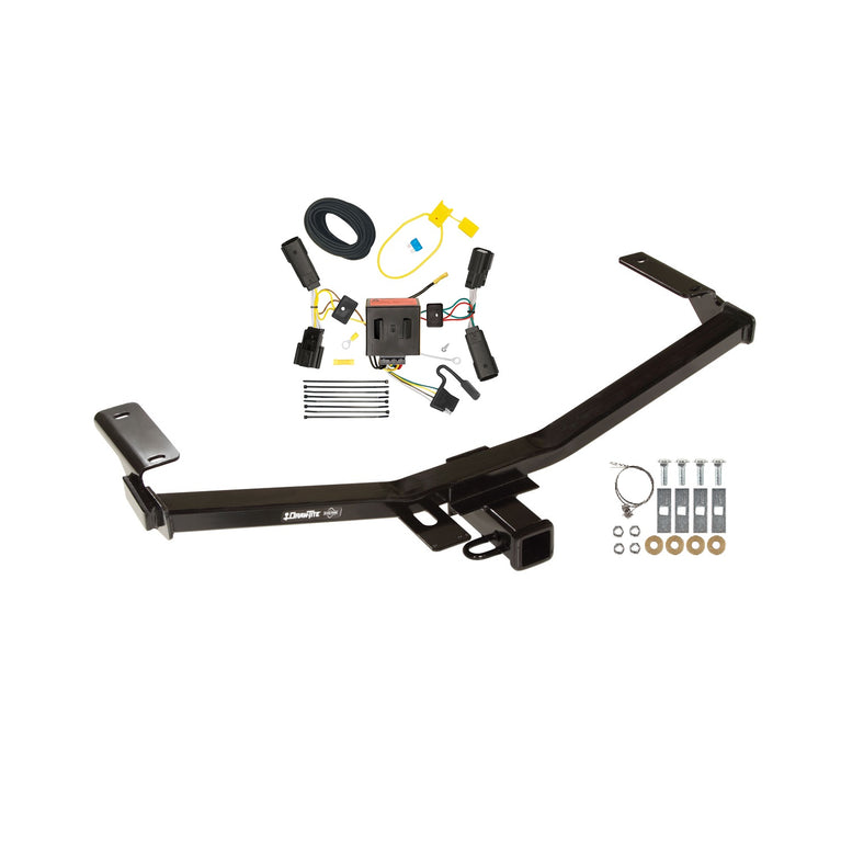 2011-2014 Ford Edge Sport Draw-tite Class 3 Trailer Hitch, 2 Inch Square Receiver Bundle w/ Plug-n-Play T-One Wiring Harness