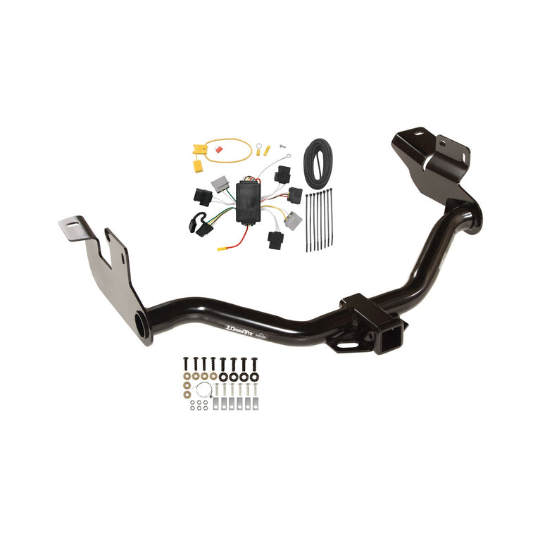 2005-2007 Ford Escape Draw-tite Class 3 Trailer Hitch, 2 Inch Square Receiver Bundle w/ Plug-n-Play T-One Wiring Harness