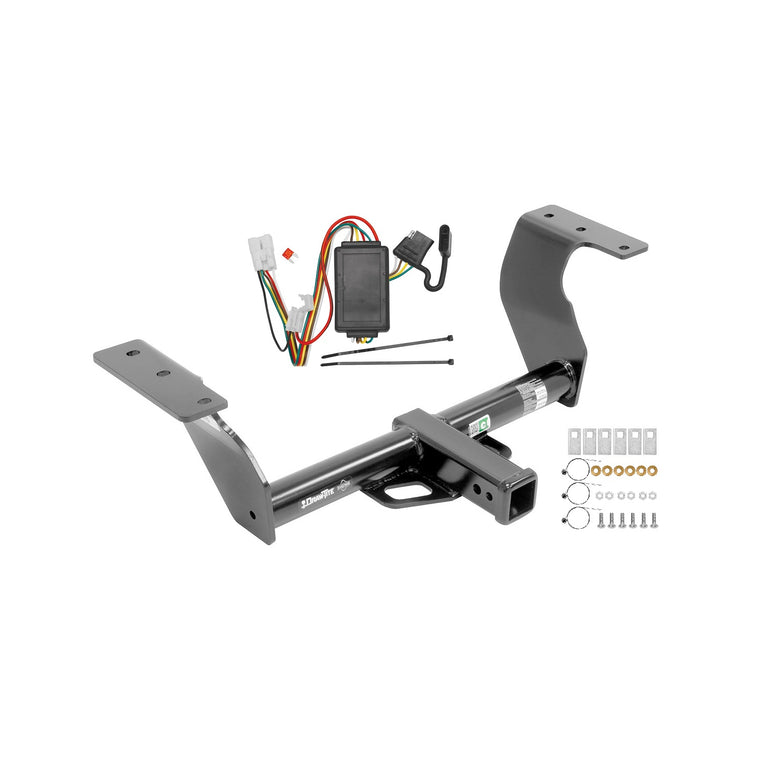 2014-2018 Subaru Forester Draw-Tite Class 3 Trailer Hitch, 2 Inch Square Receiver, Black w/ Plug-n-Play Wiring Kit 75876