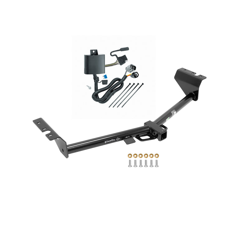 2015-2021 KIA Sedona Draw-tite Class 3 Trailer Hitch, 2 Inch Square Receiver Bundle w/ Plug-n-Play T-One Wiring Harness