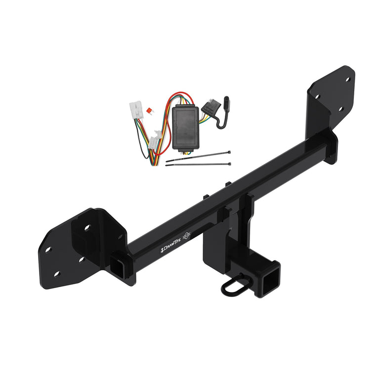 2010-2019 Subaru Outback Wagon, Except Sport Draw-tite Class 3 Trailer Hitch, 2 Inch Square Receiver Bundle w/ Plug-n-Play T-One Wiring Harness
