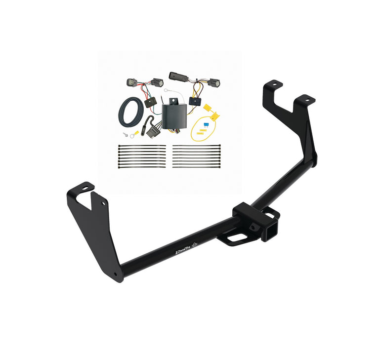 2017-2022 Chevrolet Trax Except LS Draw-tite Class 3 Trailer Hitch, 2 Inch Square Receiver Bundle w/ Plug-n-Play T-One Wiring Harness